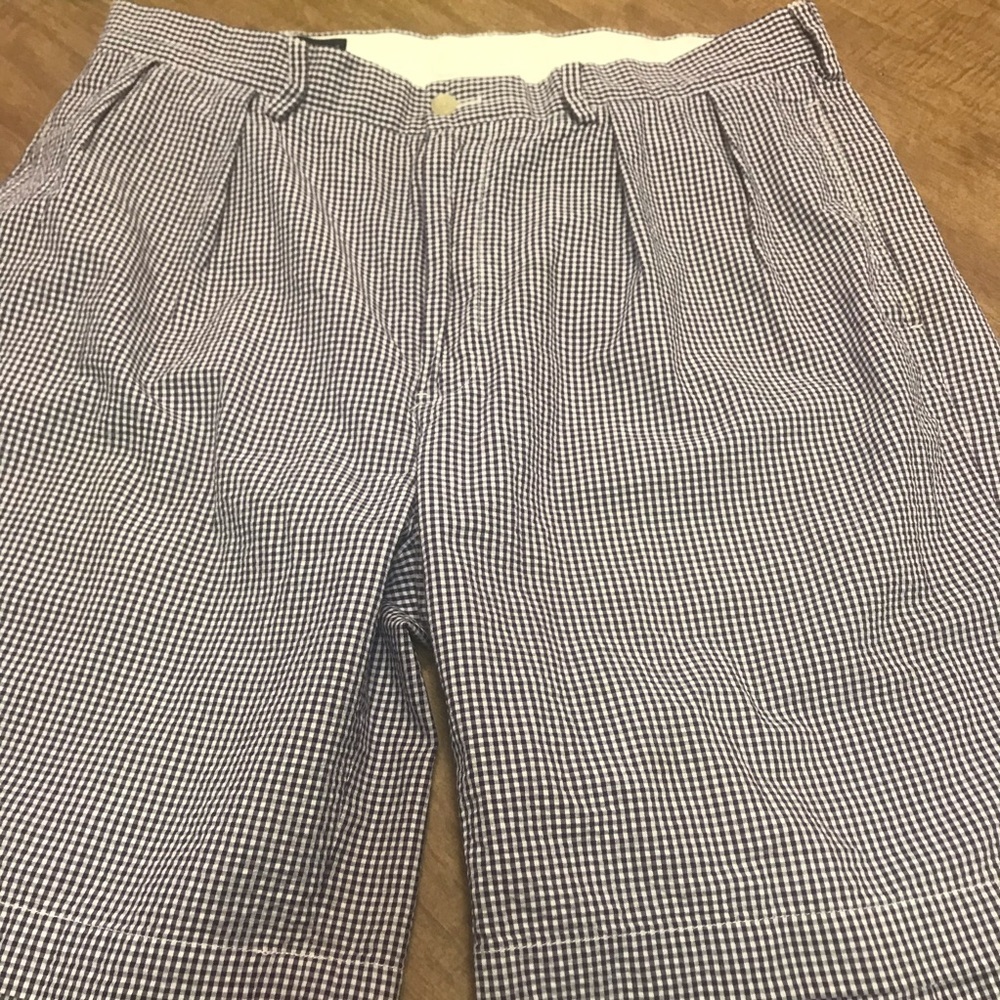 Ralph Lauren polo golf purple gingham shorts - Picture 1 of 4